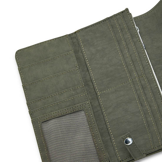Portefeuilles Kipling Money Land Snap Wallet Vert | FR 1026SG